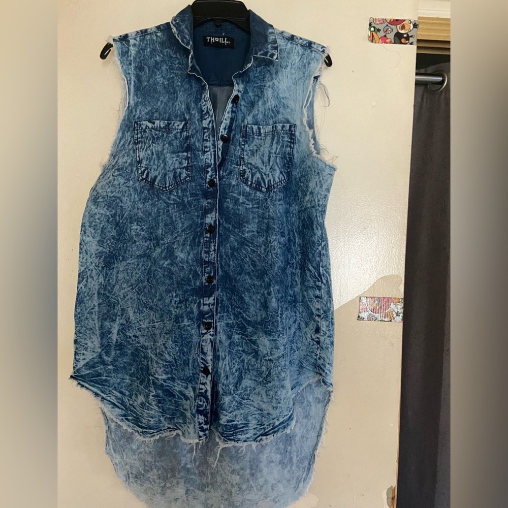 Denim dress